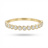 14K Altın Kaplama Oval Zirkon Taşlı Modern Su Yolu Bileklik
