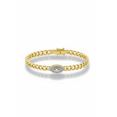 Markiz Taşlı Gurmet Zincir Bileklik