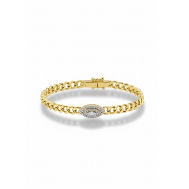 Markiz Taşlı Gurmet Zincir Bileklik