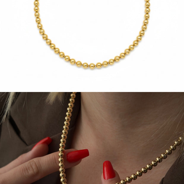 Minimalist Gold Top Kolye