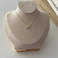 Ezme Zincirli Nazar Göz Figürlü Minimalist Gold Kolye