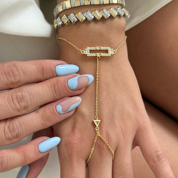 K.By Milka Model Işıltılı Markiz Taşlı Modern Tasarım Şahmeran