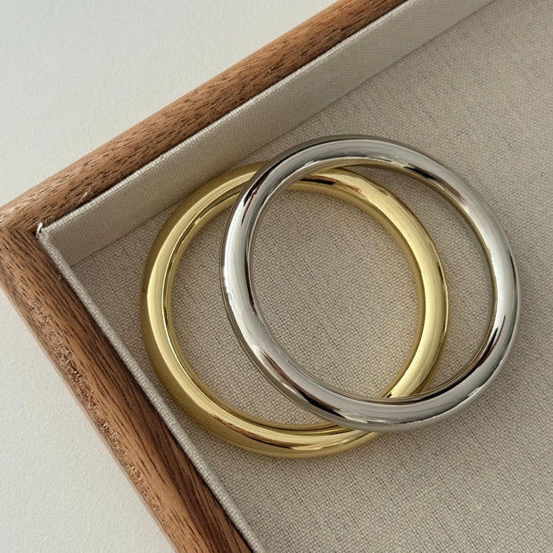 Mango Model Minimalist İkili Kelepçe Bilezik Seti