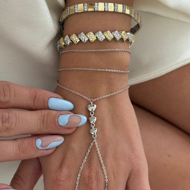 Reis Kuyumcu İşçiliği İnce Silver Şahmeran Bileklik